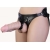 Гигантский фаллоимитатор на присоске в комплекте с трусиками - 26 см. - LOVETOY (А-Полимер) - купить с доставкой в Благовещенске