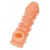 Телесная закрытая насадка с пупырышками Cock Sleeve Size L - 17,6 см. - KOKOS - в Благовещенске купить с доставкой