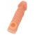 Телесная закрытая насадка с шершавой головкой Cock Sleeve Size M - 15,6 см. - KOKOS - в Благовещенске купить с доставкой