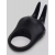 Черное эрекционное виброкольцо Sensation Rechargeable Vibrating Rabbit Love Ring - Fifty Shades of Grey - в Благовещенске купить с доставкой