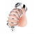 Серебристая клетка для члена Urethral Play Cage - BlueLine - купить с доставкой в Благовещенске