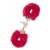 Металлические наручники с красной меховой опушкой METAL HANDCUFF WITH PLUSH RED - Dream Toys - купить с доставкой в Благовещенске