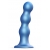 Голубая насадка Strap-On-Me Dildo Plug Balls size L - Strap-on-me - купить с доставкой в Благовещенске