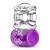 Фиолетовое эрекционное виброкольцо Pleaser Rechargeable C-Ring - Blush Novelties - в Благовещенске купить с доставкой