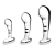 Набор из 3 стальных стимуляторов простаты Stainless Steel P-spot Training Set - b-Vibe - в Благовещенске купить с доставкой