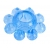 Голубая гелевая насадка-цветок - Toyfa Basic - в Благовещенске купить с доставкой