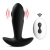 Черный массажер простаты с вибрацией, эффектом маятника и пультом ДУ - Secwell - в Благовещенске купить с доставкой