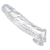 Прозрачная насадка для увеличения члена Realistic Clear Penis Enhancer and Ball Stretcher - 20,3 см. - XR Brands - в Благовещенске купить с доставкой