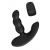 Черный силиконовый стимулятор простаты Levett Nitoc с пультом ДУ - Levett - в Благовещенске купить с доставкой