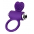 Фиолетовое виброкольцо с ресничками JOS PERY - JOS - в Благовещенске купить с доставкой