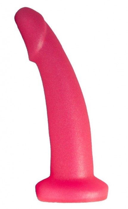 Розовый плаг-массажёр для простаты - 13,5 см. - LOVETOY (А-Полимер) - в Благовещенске купить с доставкой