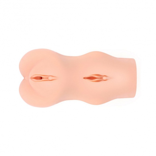 Телесный мастурбатор-вагина с двойным слоем - KOKOS - в Благовещенске купить с доставкой