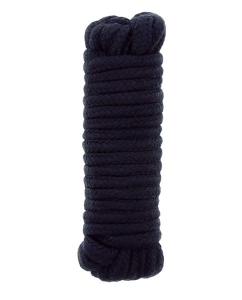 Чёрная веревка для связывания BONDX LOVE ROPE - 5 м. - Dream Toys - купить с доставкой в Благовещенске