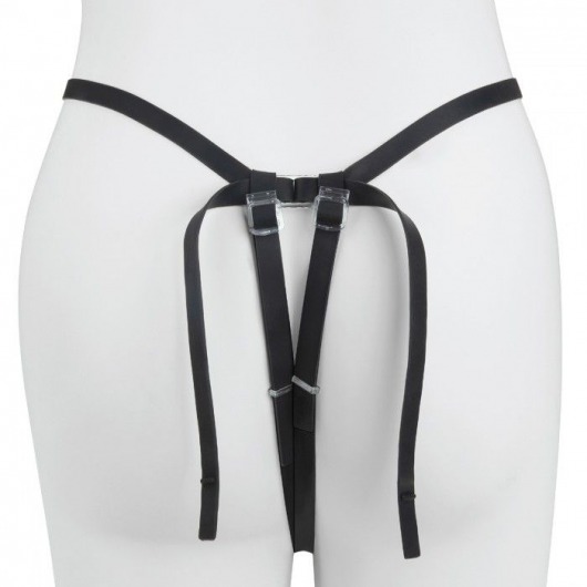 Черный страпон с вибратором Mojo Ghia - Seven Creations - купить с доставкой в Благовещенске