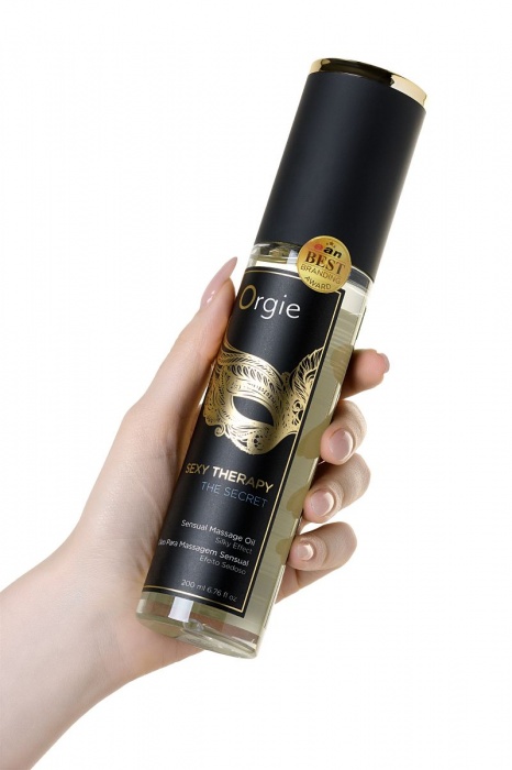 Минеральное массажное масло Orgie Sexy Therapy The Secret - 200 мл. - ORGIE - купить с доставкой в Благовещенске