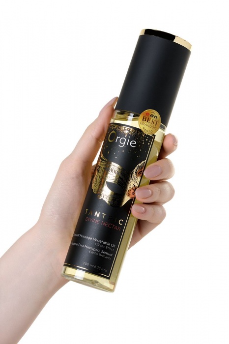 Растительное массажное масло Orgie Tantric Divine Nectar - 200 мл. - ORGIE - купить с доставкой в Благовещенске