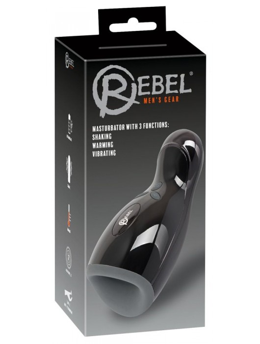 Черный мастурбатор Rebel Masturbator с нагревом - Orion - в Благовещенске купить с доставкой