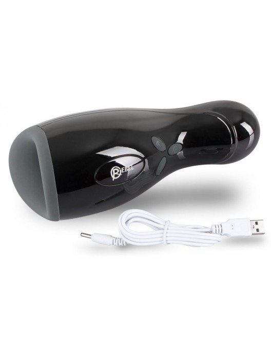 Черный мастурбатор Rebel Masturbator с нагревом - Orion - в Благовещенске купить с доставкой