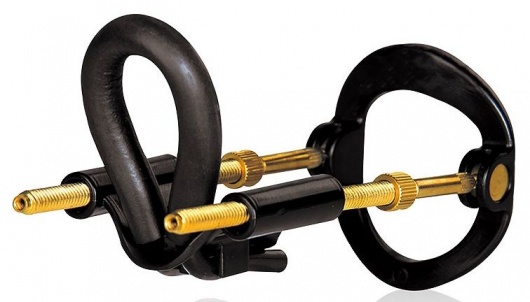 Черный экстендер-растяжитель пениса - Sex Expert - в Благовещенске купить с доставкой