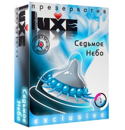 Презерватив LUXE  Exclusive  Седьмое небо  - 1 шт. - Luxe - купить с доставкой в Благовещенске