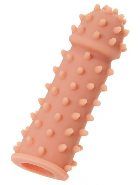 Телесная реалистичная насадка KOKOS Extreme Sleeve 03 с дополнительной стимуляцией - 12,7 см. - KOKOS - в Благовещенске купить с доставкой