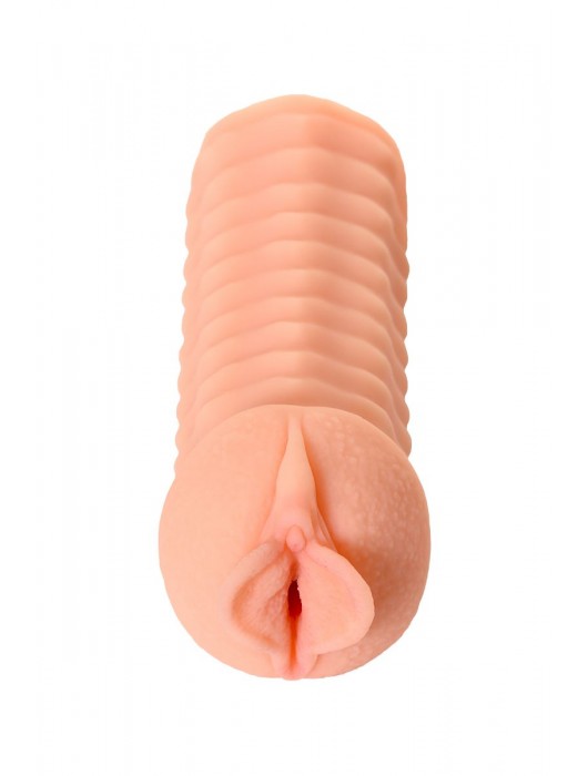 Мастурбатор-вагина ELEGANCE с ребрами на поверхности - KOKOS - в Благовещенске купить с доставкой