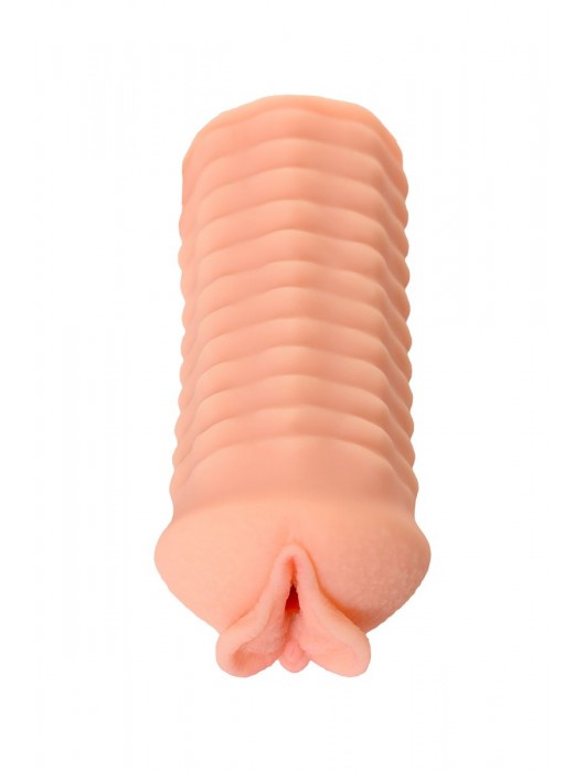 Мастурбатор-вагина ELEGANCE с ребрами на поверхности - KOKOS - в Благовещенске купить с доставкой