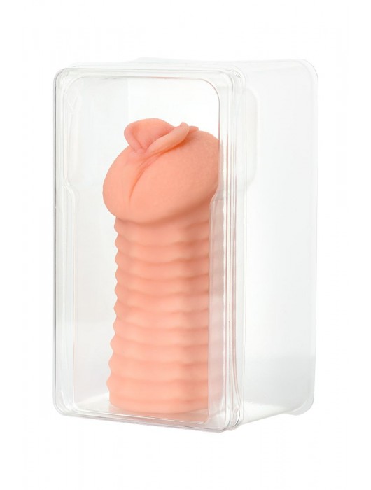 Мастурбатор-вагина ELEGANCE с ребрами на поверхности - KOKOS - в Благовещенске купить с доставкой