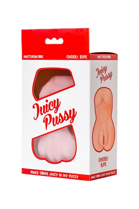 Телесный мастурбатор Juicy Pussy Cherry Ripe - ToyFa - в Благовещенске купить с доставкой