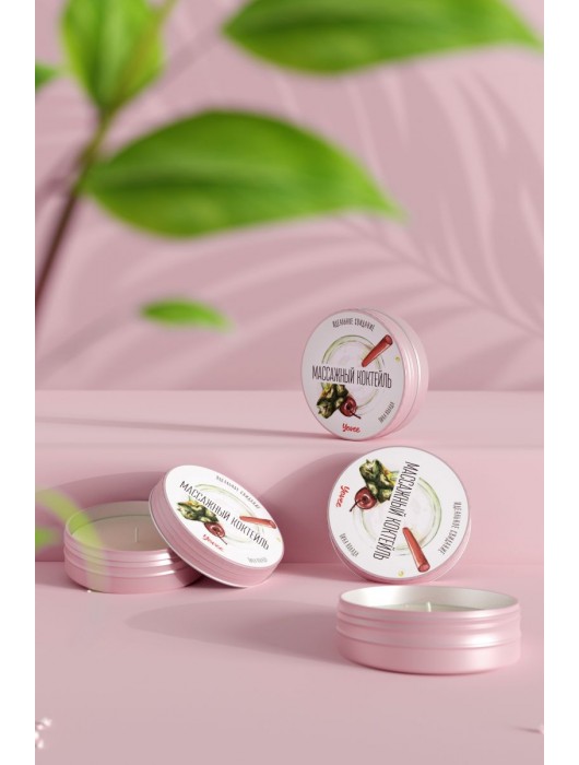 Массажная свеча «Массажный коктейль» с ароматом пина колады - 30 мл. - ToyFa - купить с доставкой в Благовещенске