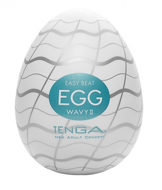 Мастурбатор-яйцо EGG Wavy II - Tenga - в Благовещенске купить с доставкой