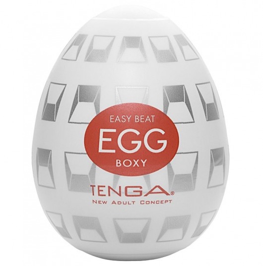 Мастурбатор-яйцо EGG Boxy - Tenga - в Благовещенске купить с доставкой