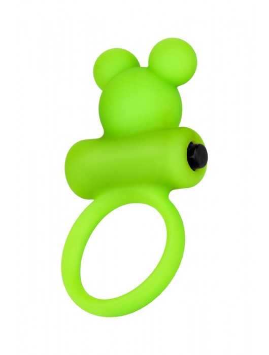 Зеленое виброкольцо на пенис A-Toys - A-toys - в Благовещенске купить с доставкой