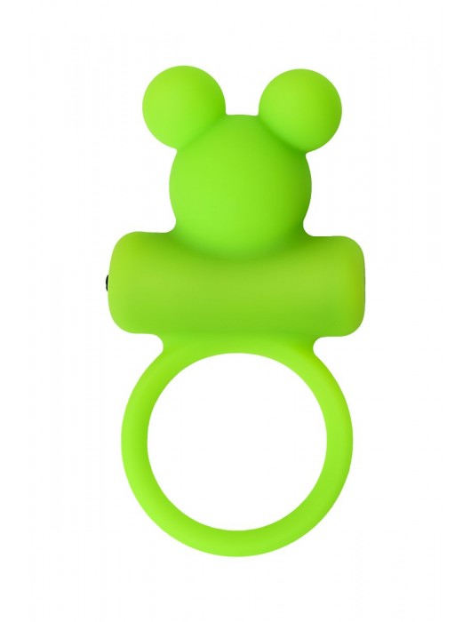 Зеленое виброкольцо на пенис A-Toys - A-toys - в Благовещенске купить с доставкой