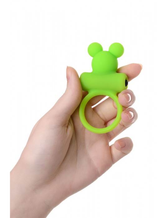 Зеленое виброкольцо на пенис A-Toys - A-toys - в Благовещенске купить с доставкой