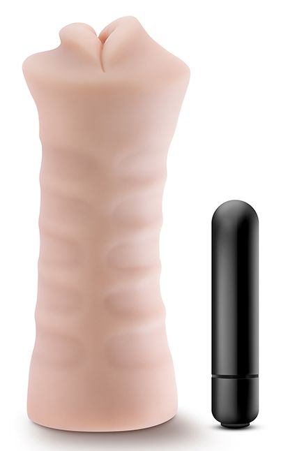 Телесный мастурбатор-ротик Angie - Blush Novelties - в Благовещенске купить с доставкой