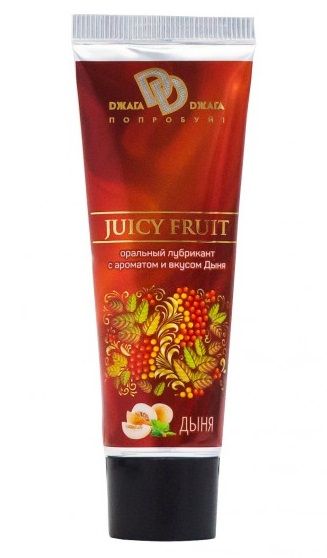 Интимный съедобный лубрикант JUICY FRUIT с ароматом дыни - 30 мл. - БиоМед - купить с доставкой в Благовещенске