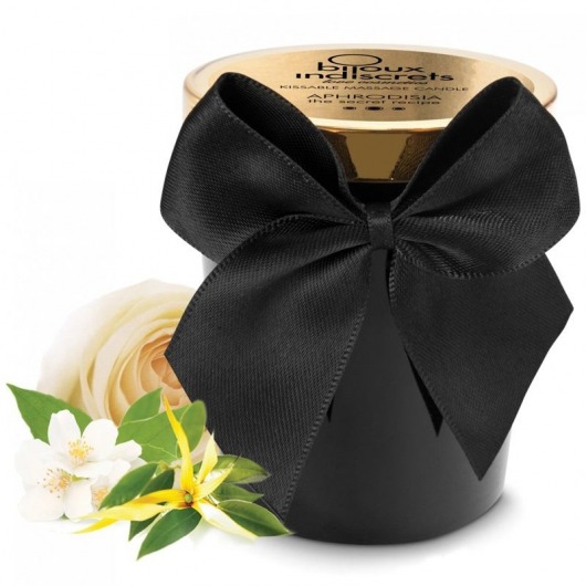 Массажная свеча Aphrodisia с цветочным ароматом - 70 мл. - Bijoux Indiscrets - купить с доставкой в Благовещенске