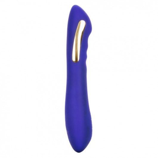 Фиолетовый вибратор с электростимуляцией Intimate E-Stimulator Petite Wand - 18,5 см. - California Exotic Novelties - купить с доставкой в Благовещенске