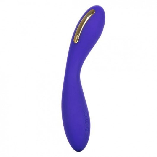 Фиолетовый вибратор с электростимуляцией Intimate E-Stimulator Wand - 21,5 см. - California Exotic Novelties - купить с доставкой в Благовещенске