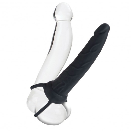 Насадка на пенис Silicone Love Rider Dual Penetrator для двойного проникновения - 14 см. - California Exotic Novelties - в Благовещенске купить с доставкой