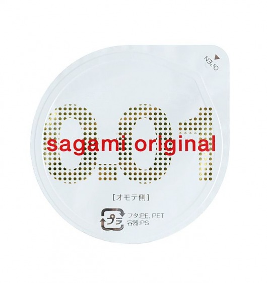 Супертонкий презерватив Sagami Original 0.01 - 1 шт. - Sagami - купить с доставкой в Благовещенске
