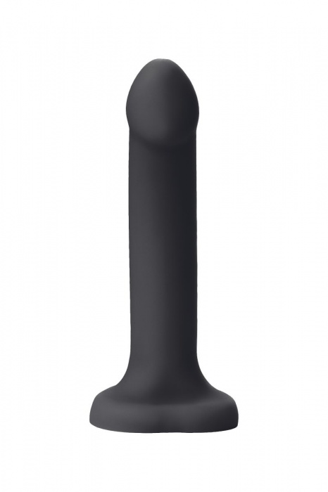 Черный фаллос с имитацией эякуляции Silicon Cum Dildo L - 19,6 см. - Strap-on-me - купить с доставкой в Благовещенске