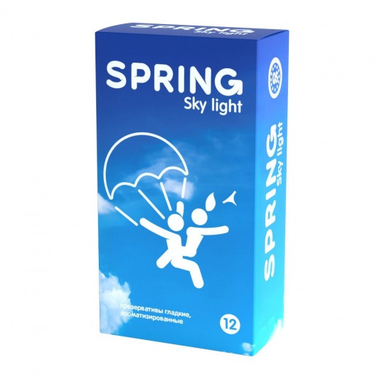 Ультратонкие презервативы SPRING SKY LIGHT - 12 шт. - SPRING - купить с доставкой в Благовещенске