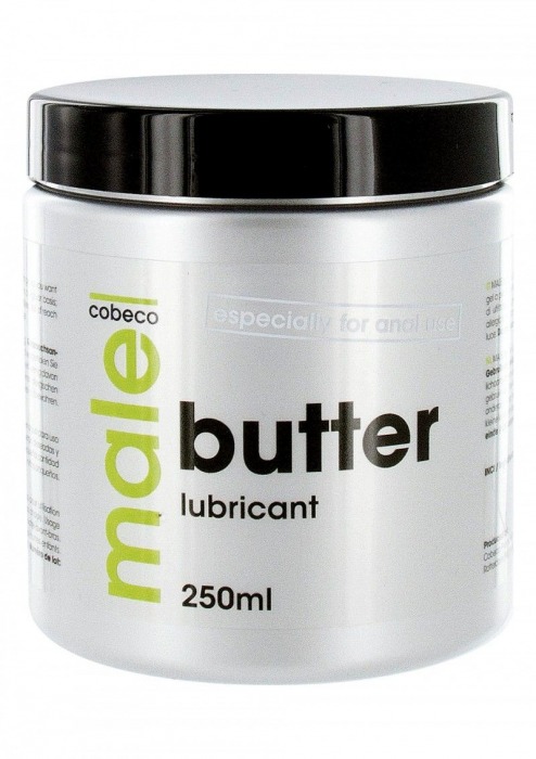 Анальный лубрикант MALE Cobeco Butter Lubricant - 250 мл. - Cobeco - купить с доставкой в Благовещенске