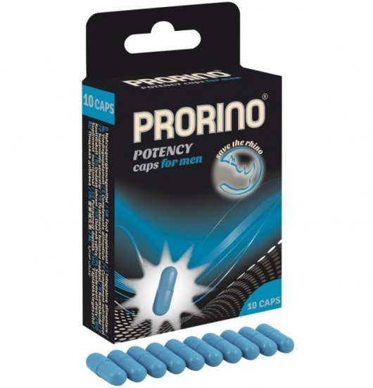 БАД для мужчин ero black line PRORINO Potency Caps for men - 10 капсул - Ero - купить с доставкой в Благовещенске