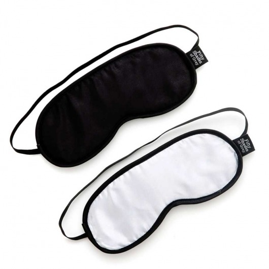 Набор из двух масок на глаза Soft Blindfold Twin Pack - Fifty Shades of Grey - купить с доставкой в Благовещенске