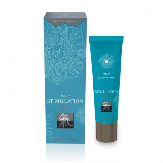 Возбуждающий интимный гель STIMULATION GEL Mint - 30 мл. - Shiatsu - купить с доставкой в Благовещенске