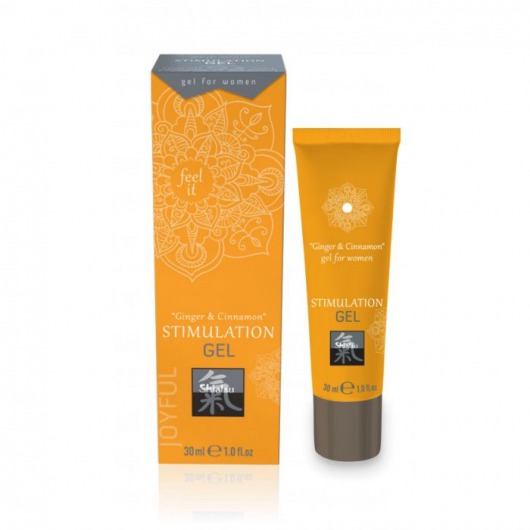 Возбуждающий интимный гель STIMULATION GEL Ginger   Cinnamon - 30 мл. - Shiatsu - купить с доставкой в Благовещенске