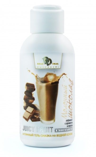Интимный гель-смазка JUICY FRUIT с ароматом молочного шоколада - 100 мл. - БиоМед - купить с доставкой в Благовещенске